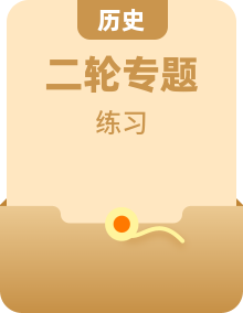 适用于新高考新教材广西专版2024届高考历史二轮总复习训练题